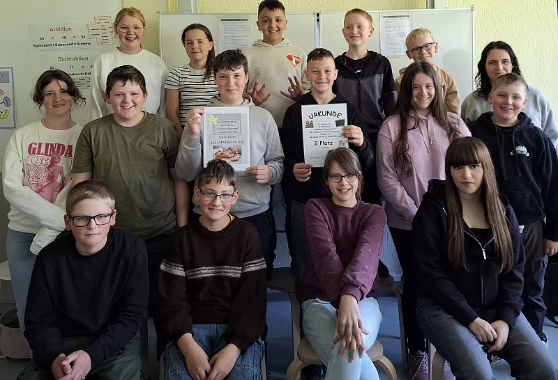 2. Platz Kl. 6b